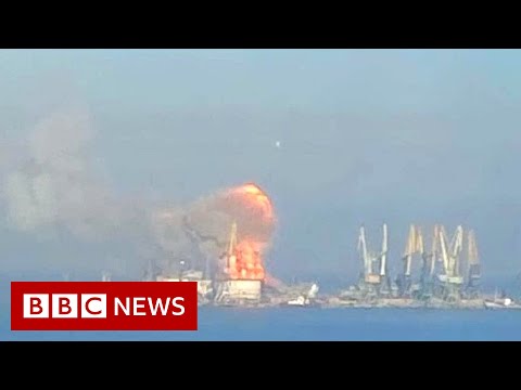 Russian warship destroyed in occupied port of Berdyansk, says Ukraine – BBC News