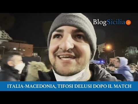 Italia-Macedonia, tifosi delusi dopo il match