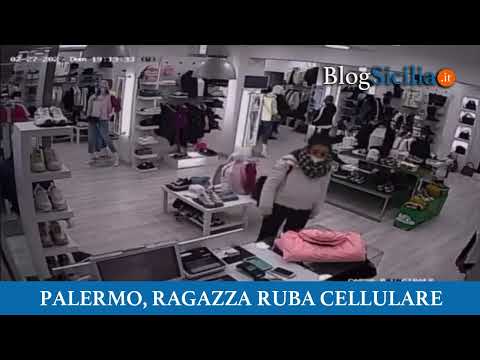 Palermo, ragazza ruba cellulare