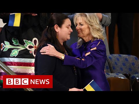 Standing ovation for Ukrainian ambassador at President Biden’s State of the Union address – BBC News