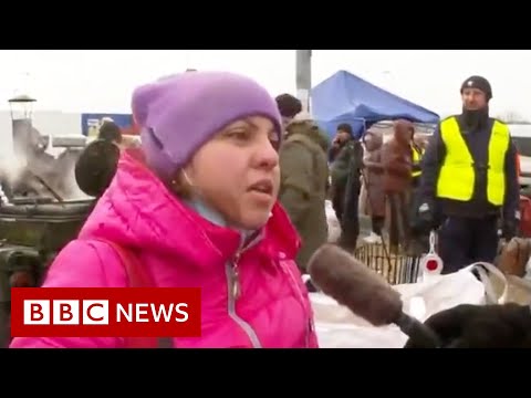 Refugees flee Ukraine: ‘Our house was bombed from the air. It was terrible’ – BBC News