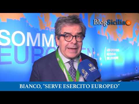 Bianco, “Serve esercito europeo”