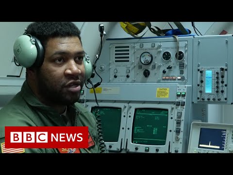 On board a Nato surveillance plane monitoring Russian activity in Ukraine – BBC News