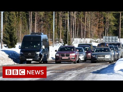 The Russians leaving their country for Finland – BBC News