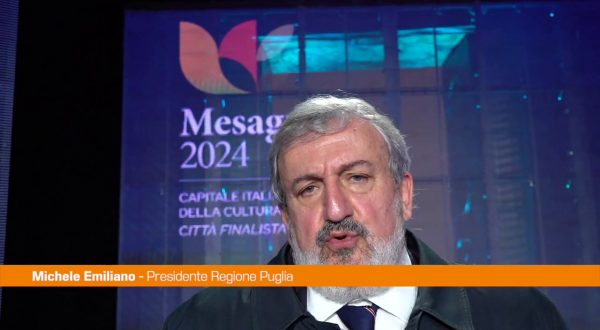 Capitale Cultura 2024, Emiliano: “Mesagne candidatura della Puglia”