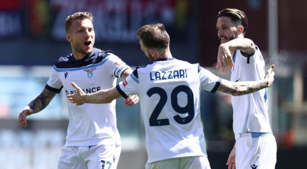 Immobile trascina la Lazio a Marassi, Genoa sconfitto 4-1