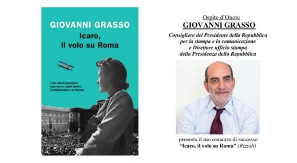 “Icaro, il volo su Roma”, Giovanni Grasso presenta il suo romanzo a Messina