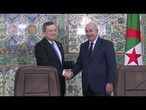 Visita del Presidente Draghi ad Algeri