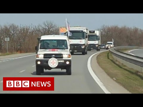 Aid convoy attempts to reach besieged Ukrainian city of Mariupol – BBC News