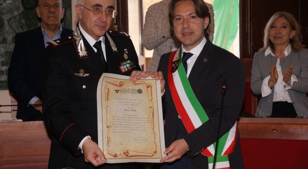 Noto, cittadinanza onoraria al Comandante Legione Carabinieri Sicilia