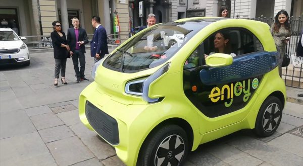 Eni, a Torino la flotta Enjoy diventa elettrica