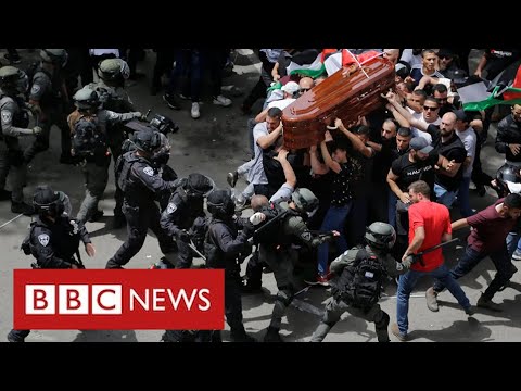 Israeli forces attack funeral of veteran journalist Shireen Abu Aqla – BBC News