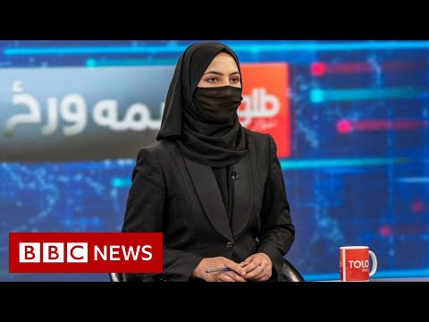 Taliban orders female Afghan TV presenters to cover their faces on air – BBC News