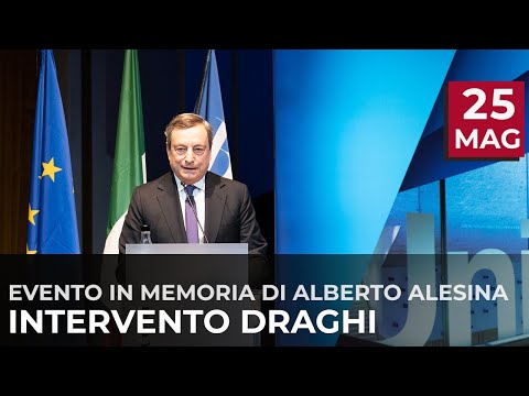 Il Presidente Draghi interviene all’evento in memoria di Alberto Alesina