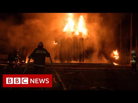 Fresh Russian missile strikes hit power stations in western Ukraine – BBC News