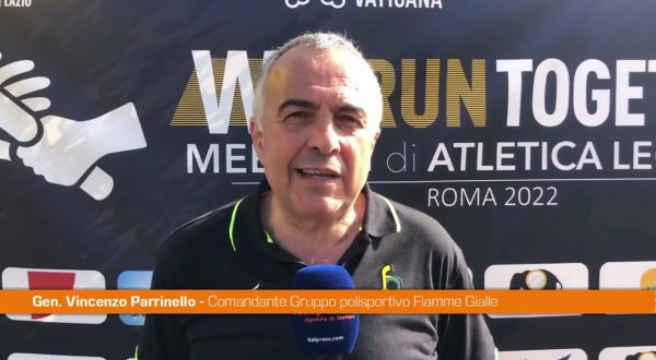 We Run Together, Parrinello “Sport è amicizia e solidarietà”