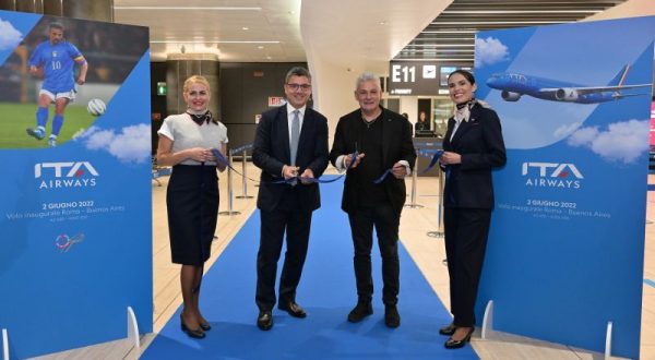 Ita Airways inaugura nuovo volo Roma-Buenos Aires con Airbus A350