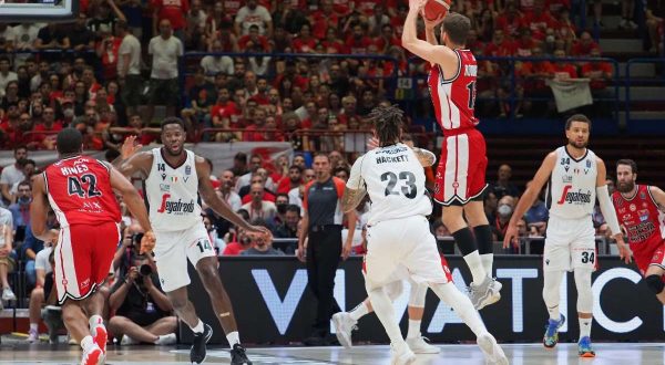 Olimpia Milano in festa, suo lo scudetto del basket