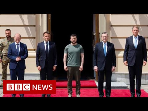 European leaders visit Kyiv in show of solidarity with Ukraine – BBC News