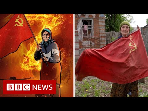 How a Ukrainian woman ‘Babushka-Z’ became a Russian propaganda icon – BBC News