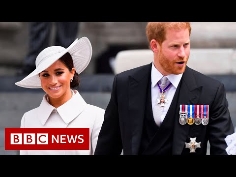 Prince Harry and Meghan return to the UK for Queen’s Platinum Jubilee celebrations – BBC News