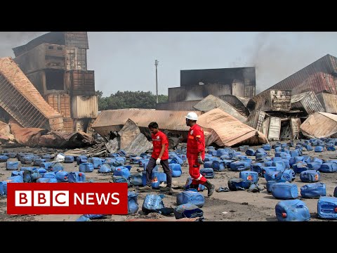 Depot blast in Bangladesh kills nearly 50 people  – BBC News