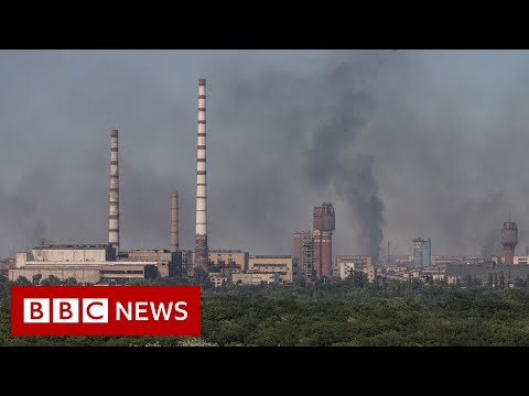 Russian shelling causes huge chemical fire in Ukrainian city of Severodonetsk – BBC News