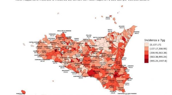 Covid, in Sicilia in calo contagi e nuove ospedalizzazioni