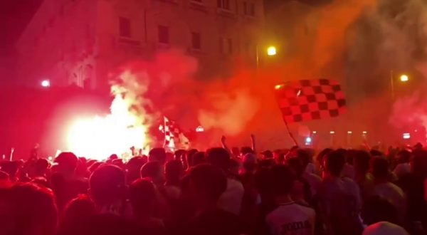 Palermo in festa per la promozione