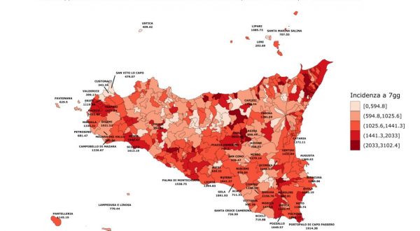 In Sicilia contagi Covid in lieve calo, 19 mila quarte dosi nell’ultima settimana