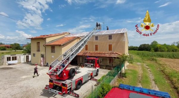 Maltempo, a Pordenone vigili del fuoco in azione