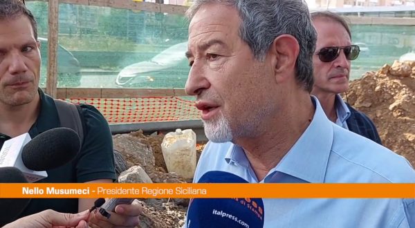 Musumeci “Il cantiere di Viale Regione a Palermo è una vergogna”