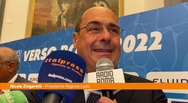 Zingaretti “Dalla Regione 3,5 mln per gli Europei di nuoto”