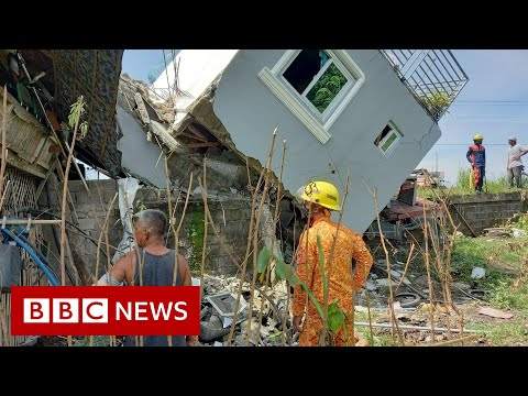 Powerful earthquake hits northern Philippines – BBC News