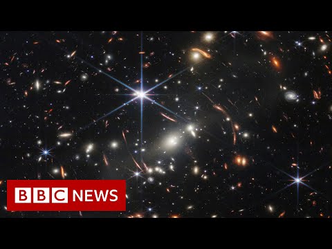 Nasa’s James Webb telescope takes super sharp view of early universe – BBC News