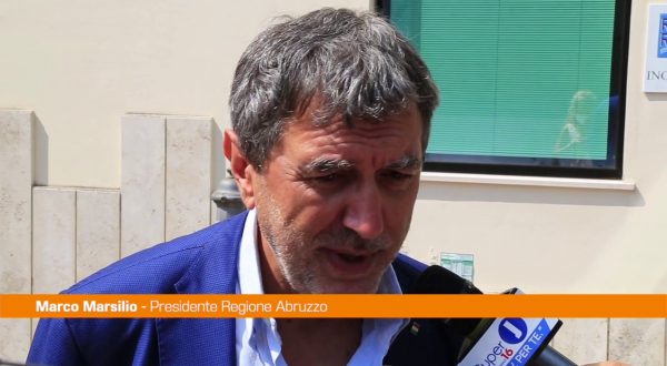 Marsilio “Consegneremo un nuovo Abruzzo per sistema idrico”