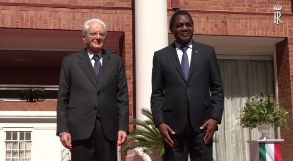 Zambia, Mattarella alla State House