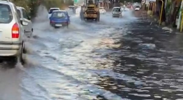 Maltempo, Nubifragio a Palermo, strade allagate e disagi