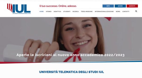 Università Iul, iscrizioni aperte per il nuovo anno accademico