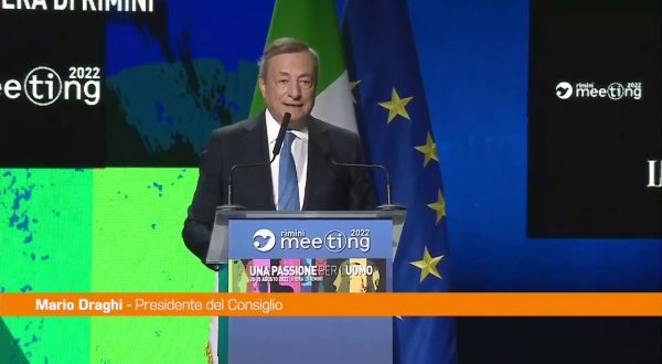 Draghi “Sovranità vuol dire anche liberarsi da dipendenza energetica”