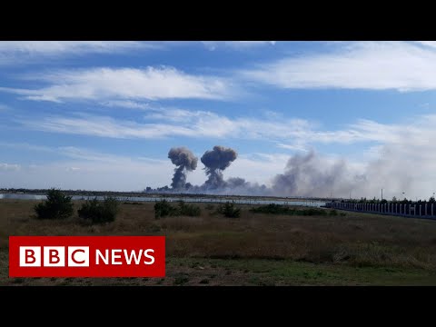 Russia blames sabotage for new Crimea blasts – BBC News