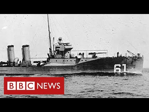 Wreck of US warship sunk in WW1 found off English coast – BBC News