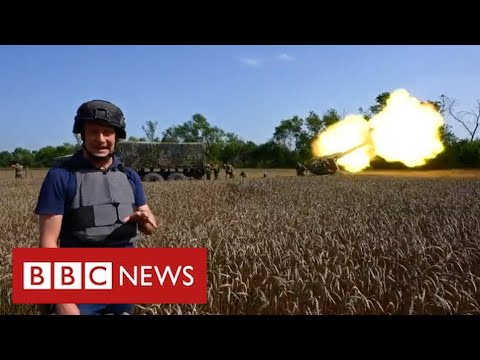 Frontline report:  Ukraine’s artillery attacks Russian forces in south  – BBC News