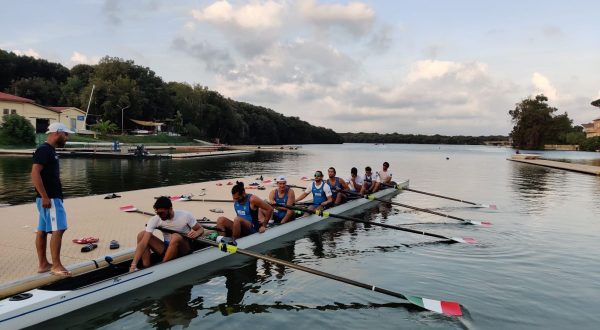 Canottaggio azzurro a Sabaudia per preparare il Mondiale