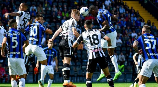 Udinese super, Inter battuta 3-1 e quinta vittoria di fila