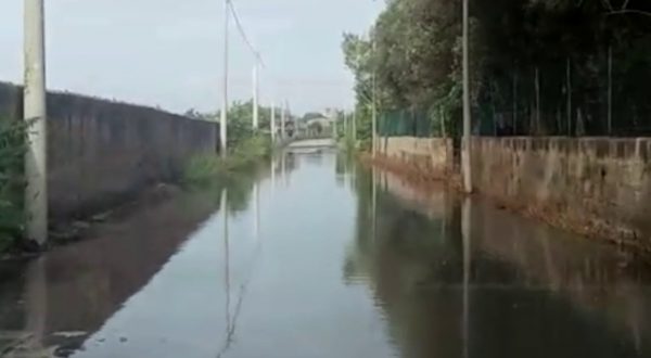 Maltempo, strade come fiumi a Trapani