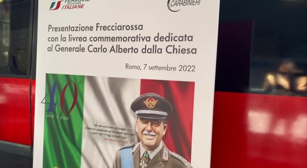 Un Frecciarossa dedicato a Carlo Alberto Dalla Chiesa