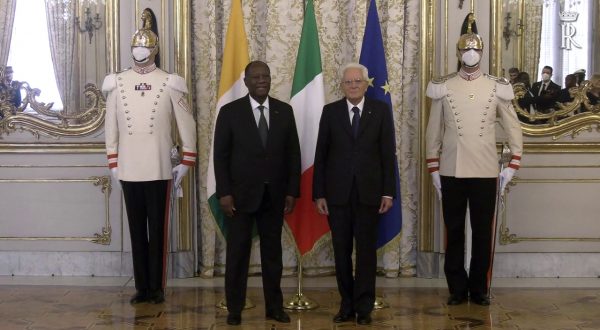 Mattarella ha ricevuto al Quirinale il Presidente della Costa d’Avorio