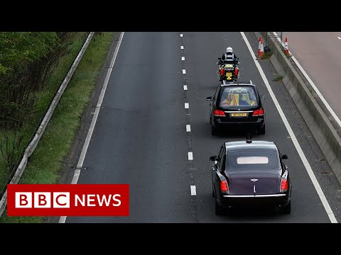 Queen Elizabeth II’s coffin travelling from Balmoral to Edinburgh – BBC News