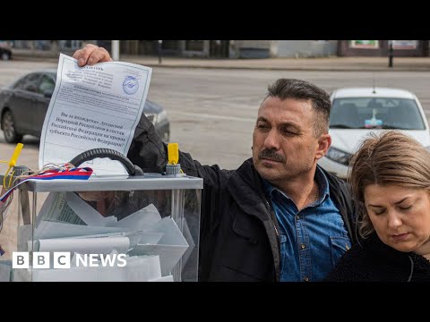 Russia ‘referendums’: Last day of voting in occupied Ukraine regions – BBC News